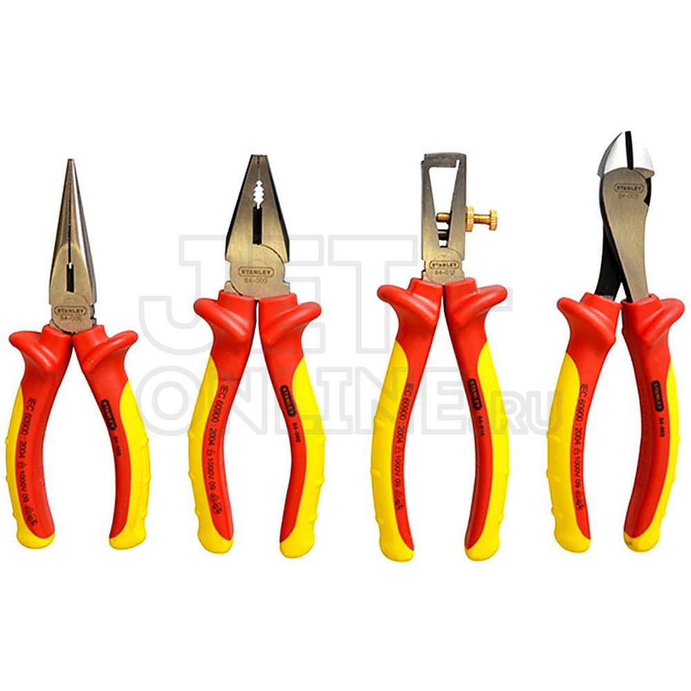 Набор из плоскогубцев и кусачек электрика "MaxSteel VDE 1000V"