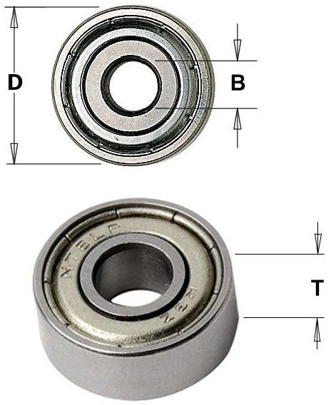 Подшипник D=22/8x7