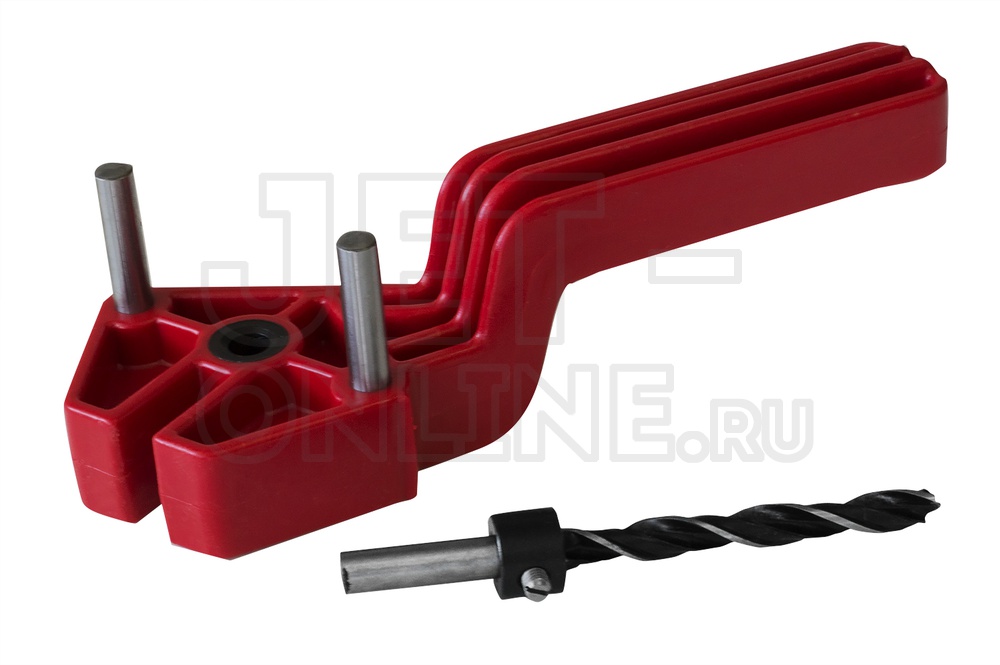 Кондуктор для сверления отверстий под мебельные шканты 8 мм