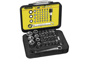 Набор вставок отв. "Expert" с мини-трещоткой в виде ключа и магнитным держателем 1/4" (39 предметов)