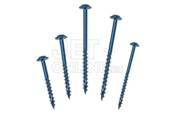 Шурупы с крупным шагом (Blue Kote) 2" 51мм - 50 шт.