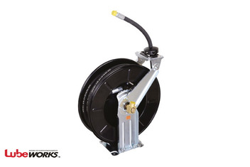 Катушка со шлангом 15 м металлическая для масла и воздуха 1/2’’