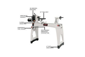 JET JWL-1840EVS Токарный станок по дереву