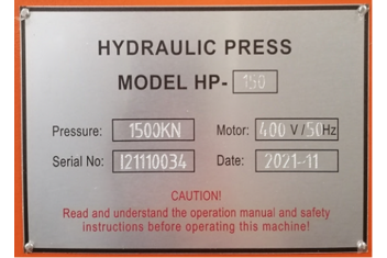 Гидравлический пресс STALEX HP-150