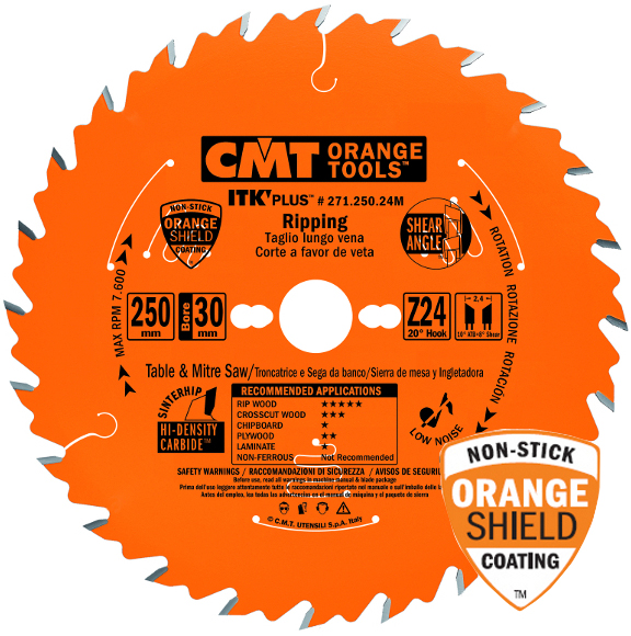 CMT Диск пильный 235x30(+25)x2,4/1,6 18° 10° ATB + 8° SHEAR Z=36