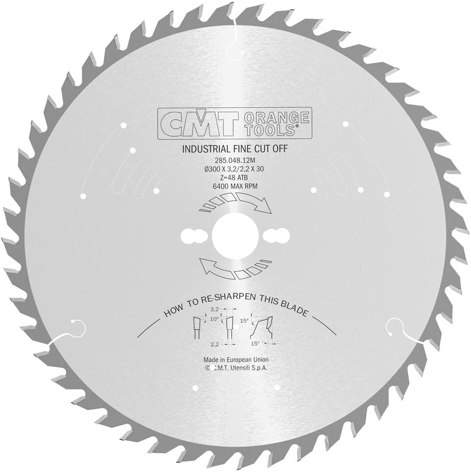 CMT Диск пильный 300x30x3,2/2,2 15° 10° ATB Z=48