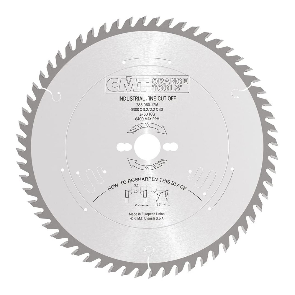 CMT Диск пильный 300x30x3,2/2,2 15° 10° ATB Z=60