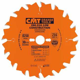 CMT Диск пильный 250x30x2,8/1,8 15° 5° ATB Z=16