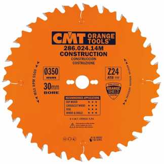 CMT Диск пильный 350x30x3,2/2,2 15° 5° ATB Z=24