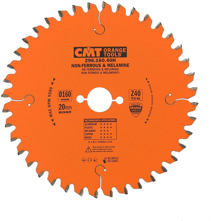 CMT Диск пильный 160x20x2,2/1,6 -6° TCG Z=40