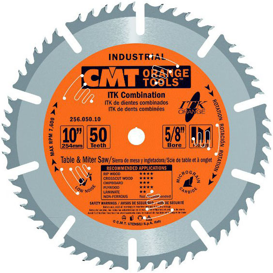 CMT Диск пильный 254х2,5/1,8х15,87 Z=50