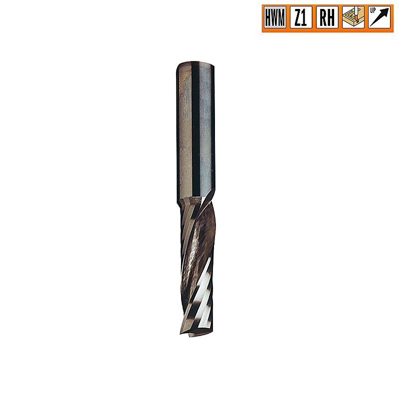 CMT Фреза спиральная монолитная 8x32x80 Z=1 S=8 RH