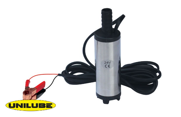 Насос для перекачки дизельного топлива 12V, погружной, с фильтром, электрический, d 38мм