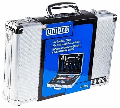 Unipro Набор инструментов (Cr-V) 70 предметов в сером кейсе
