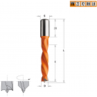 Сверло HW для присадочного станка 15x43x70 Z=2+2 S=10x20 LH